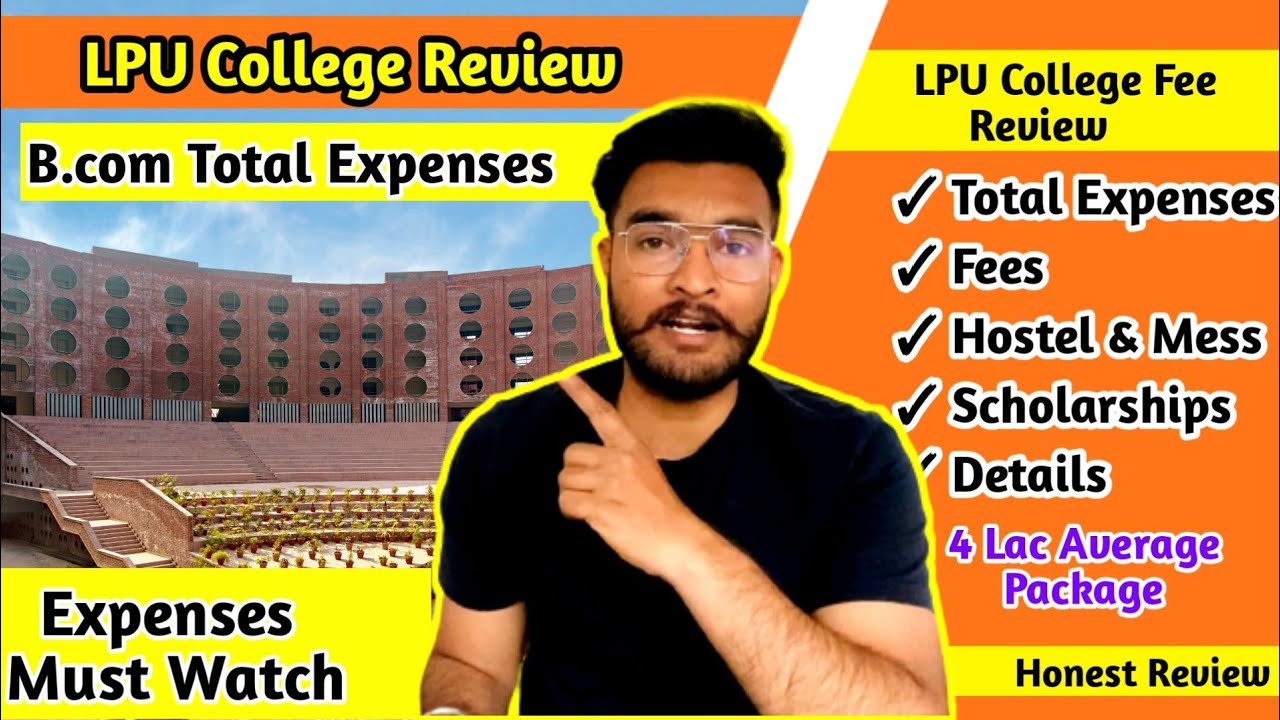 B.com From LPU | Total Cost Of Studying In LPU | B.com Fees | Admission ...