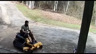 Zero turn mower fail