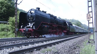 Abschiedsfahrten an der Spessartrampe mit 01 118, 50 3552 und CFL 5519 | 25.05.2017