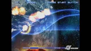 Gradius V PlayStation 2 Gameplay - Getting options.