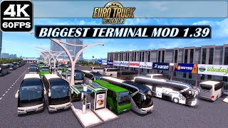 ETS2 1.39 NEW Biggest Passenger Bus Terminal Mod + Download Link | Best Bus Map