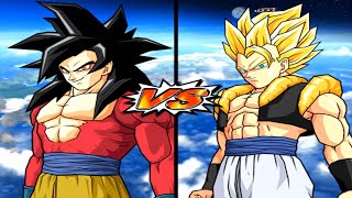 Dragon Ball Z: Budokai Tenkaichi 3 - SSJ4 Goku VS Fusions RED POTARA || 1v4
