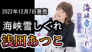 【歌/カラオケ】浅田あつこさんの「海峡雪しぐれ」をフルコーラス歌いました