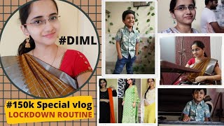 #DIML Crossed 150k subscribers | Lockdown routine | Kurti Collection | Staying productive #vasapitta