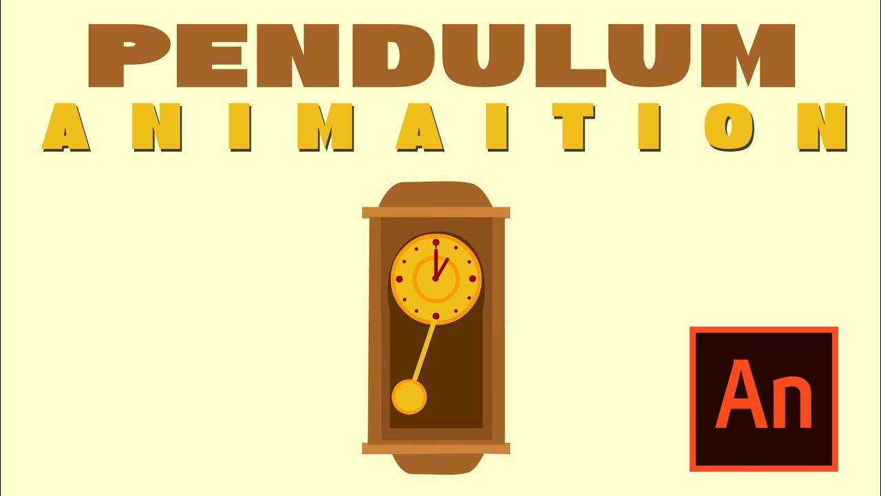 Learn Adobe Animate Tutorial 27 Wall Clock Animation Pendulum