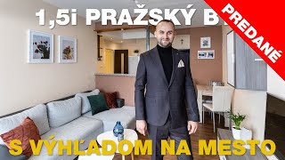 Tomáš Székely - Realitný maklér : 1,5 IZBOVÝ PRAŽSKÝ BYT S VÝHĽADOM NA MESTO 1080p