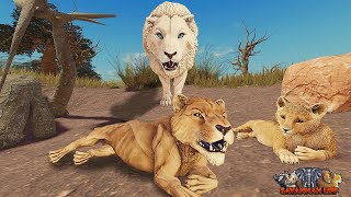 Lion Pride Being HUNTED By Lion Killer! | ROBLOX Savannah Life