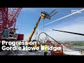 Gordie Howe International Bridge: Construction video and drone footage of new Detroit-Windsor bridge