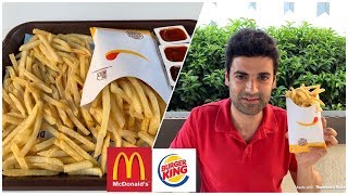 MCDONALD’S VE BURGER KING PATATES KIZARTMASI TARİFİ!!! | French Fries Recipe