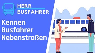 Wissen Busfahrer auch über Nebenstraßen Bescheid? #herrbusfahrer