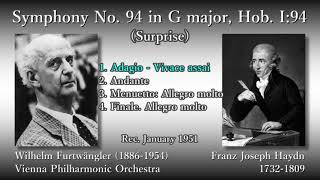 Haydn: Symphony No. 94 (Surprise), Furtwängler \u0026 VPO (1951) ハイドン 交響曲第94番「驚愕」フルトヴェングラー