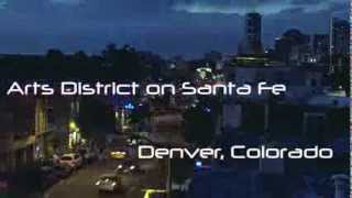 Time-Lapse of First Friday Art Walk, Denver's Art District on Santa Fe