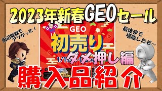 【GEOセール】ダメ押しだ！2023年初売りGEOセール！周辺機器も見逃すな！【購入品紹介】