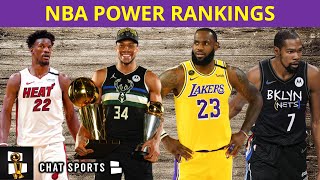 NBA Power Rankings Post-NBA Free Agency Ft. Lakers, Nets, Bucks & Heat