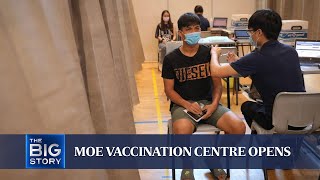 First MOE vaccination centre opens | THE BIG STORY