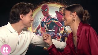 Tom Holland and Zendaya being cute for 5 minutes straight