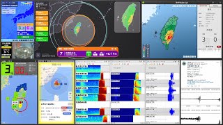 台灣地震: 2022/9/18 14:44 臺東縣池上鄉 M6.8 | 14:57 臺東縣池上鄉 M5.4 | 15:05 花蓮縣瑞穗鄉 M4.0 | 強震即時警報 | 地震預警 | 緊急地震速報