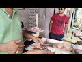 awesome mutton cutting skills kiran meat cutting royal mutton shop karimnagar mokharam