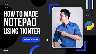 How to make a basic notepad using tkinter | Python | Code with Dawood