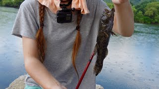 【川釣り】【小物釣り】ムギツクの楽園で魚釣りをしてきました！【水中動画】よく見ると色々な魚達が映っていました！4K動画