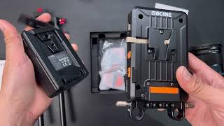 Unboxing ZGCine VM-VP1 Kit 1 V mount Battery Plate with Rod