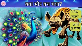 🦚 क्या मोर बच गया? 🦌✨ | 🦚Did The Peacock Get Saved?🦌✨#StoryTime#ViralStory#MoralStories