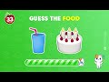 Guess the Food by Emoji 🍌🍔 Daily Quiz