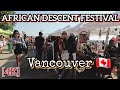 [4K] 🇨🇦 African Descent Festival | English Bay Beach 2024 | Vancouver, BC Canada