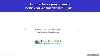 Linux network programming - Netlink socket and Netfilter- Part 1 | Linux kernel | Youtube