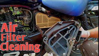 Air Filter Cleaning || Air Filter Clean Avenger 150