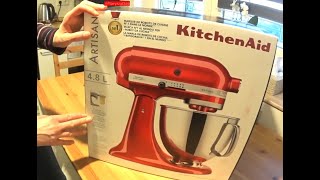 Kitchenaid Artisan 175 kitchen mixer as new. Unboxing.