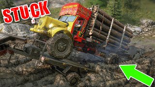 Indian Tata 1210D Truck in Trouble | SnowRunner | Euro Truck Simulator 2