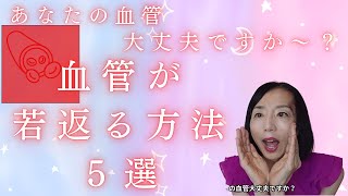 あなたの血管大丈夫ですか～？血管が若返る方法５選 　＃血管　＃若返る