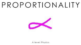 Proportionality & Graphs - A-level Physics