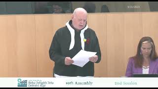 19th Assembly, 2nd Session, Day 158 - Dëne Sųłıné Yatıé / Chipewyan Interpretation 31MAY2023