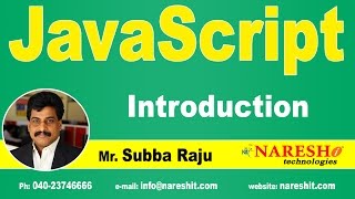 Introduction to JavaScript | JavaScript Tutorial | Mr. Subba Raju