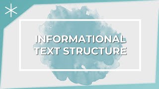 Informational text structure