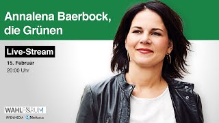 Livestream: Annalena Baerbock im WahlFORUM von Münchner Merkur und tz von IPPEN.MEDIA