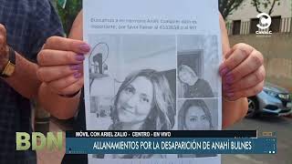 Allanamientos por la desaparición de Anahí Bulnes