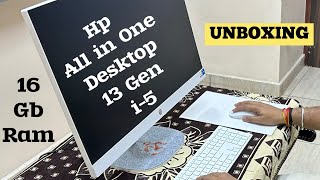 Unboxing Hp All in One Desktop 13 Gen |Window 11 | i-5 intel core Processor |