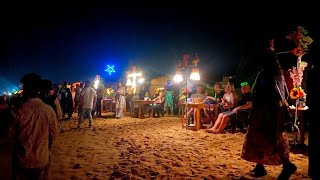 New Year's Night Life at Candolim Beach, Goa