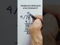 cara pembagian bersusun matematika pembagian