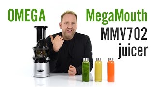 Omega MMV702 MegaMouth juicer - Product Overview