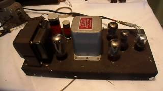 HOME BREW 5881 MONO TUBE AMPLIFIER ACROSOUND TO300 TRANSFORMER