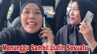 Selfi Yamma Lida Lagi Menunggu Sesuatu Nih Yang Bikin Bete Di Mobil!!