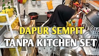 Beresin Dapur Sempit Lagi. Info Tempat Penyimpanan Peralatan Dapur dan Rak Gantung di Dapur Sempit 🏠