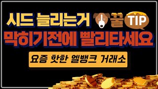 시드 늘리는 개꿀팁 막히기 전에 빨리 하세요｜요즘 핫한 엘뱅크 거래소｜엘뱅크 60% 페이백 링크