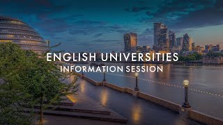 English Universities Info Session | International Education Week 2020