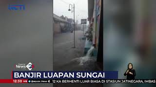 Sungai Kaliwates Jember Meluap, Banjir Rendam Permukiman Warga #SIS 02/12