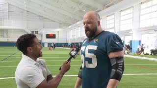 Full interview: Jaguars center Mitch Morse on coming to Jax and training camp lessons